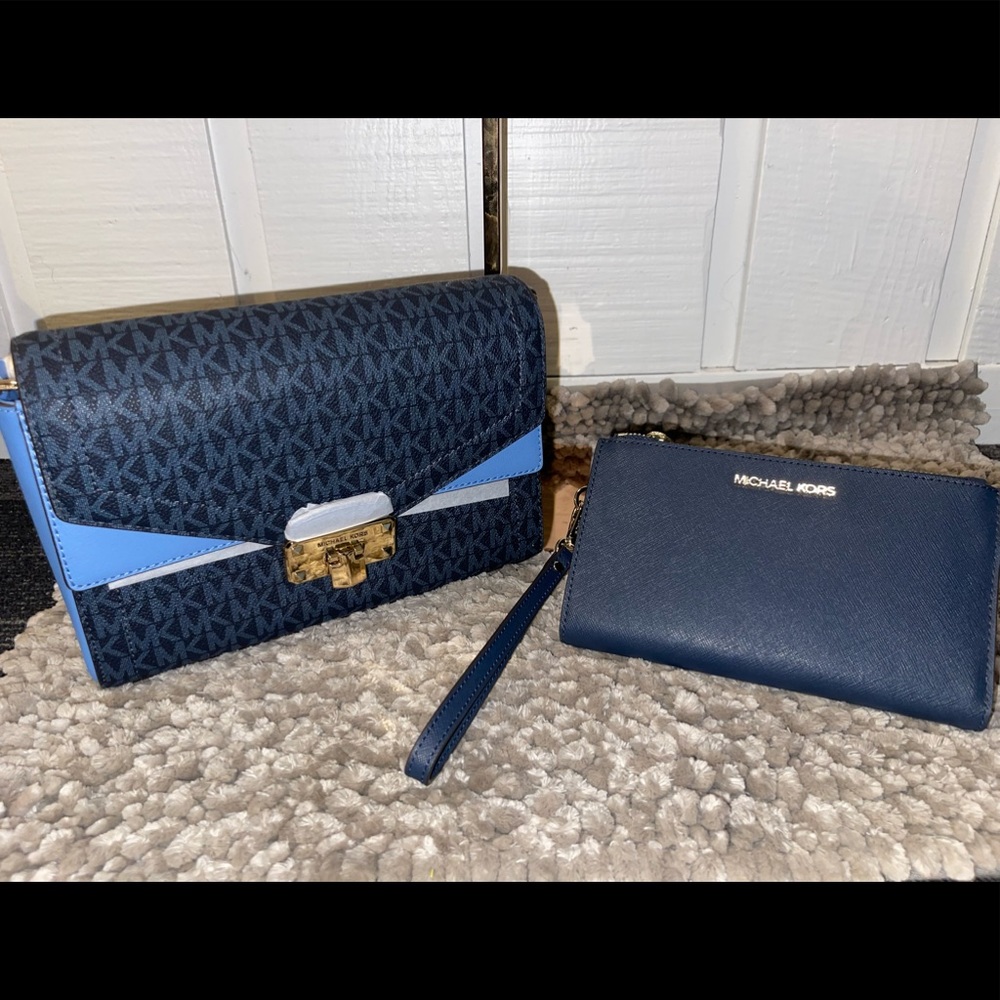 Mk bag matching wallet
